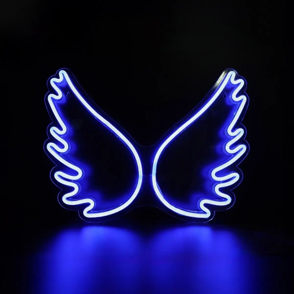 Młodzieżowy lampa ścienna WINGS FM-WN95 NEON niebieski