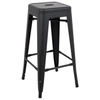 Metalowe krzesełko barowe Tower KH010100960 King Home hoker czarny