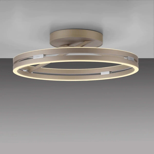 Pierścieniowa sufitowa lampa PURE LOOP brązowa 6552-97 2xLED 9W 2200-5000K na pilot