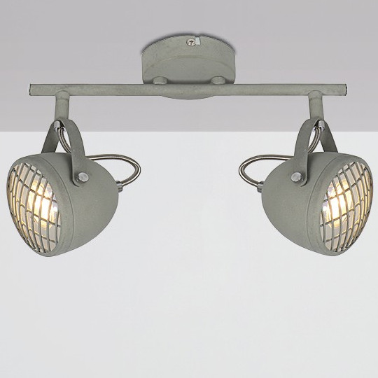 Sufitowa LAMPA plafon PENT 92-68057 Candellux industrialna OPRAWA regulowany kinkiet metalowy szary