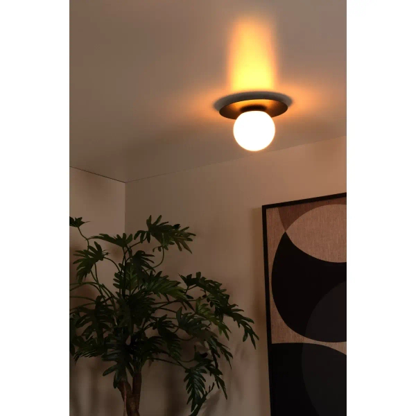 Salonowa lampa sufitowa TRICIA 79187/01/30 Lucide bańka czarna biała
