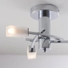 Sufitowa lampa szklana Havana 146-3CH chrom przezroczysty