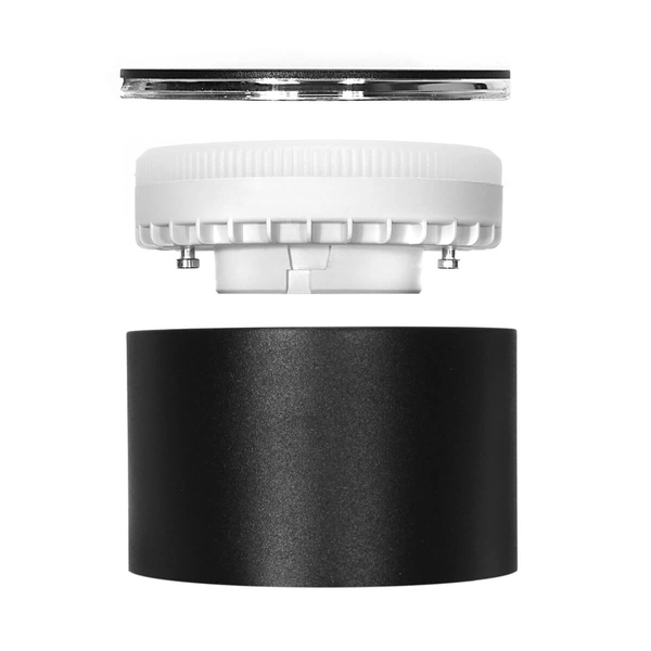 Sufitowa lampa 1168 Domeno LED tubka walec krążek do jadalni czarna