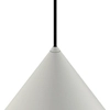 Lampa wisząca stożek Zenith 10872 Nowodvorski zwis do sypialni jedwabisty szary
