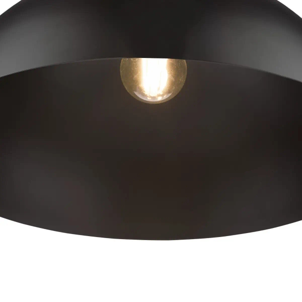 Kopułowa lampa wisząca Riya RIY8622 do jadalni czarny