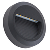 Elewacyjna LAMPA zewnętrzna ROUND LED 8147 Nowodvorski okrągła OPRAWA outdoor LED 1,6W 3000K ścienna IP54 czarna