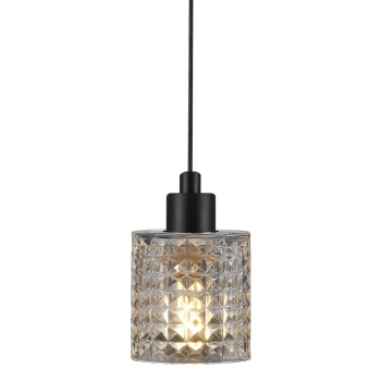 Szklana lampa wisząca Hollywood 46483000 tuba przezroczysty