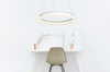 LAMPA wisząca RING ML405 Milagro okrągła OPRAWA zwis LED 24W 4000K pierścień circle ring biały alvendre