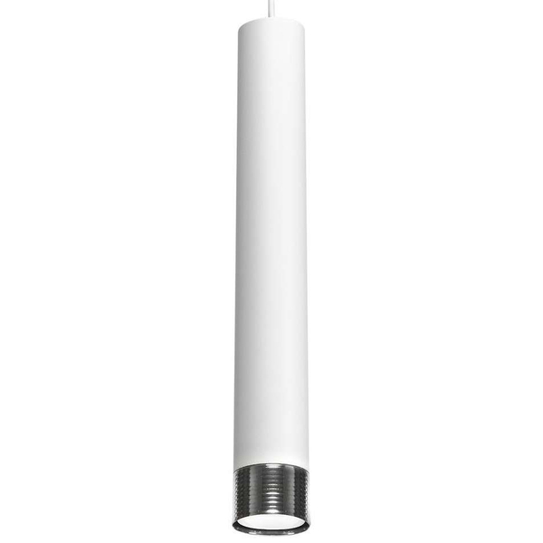 Industrialna LAMPA wisząca DANI MLP6227 Milagro metalowa OPRAWA okrągły ZWIS tuba loftowa biała