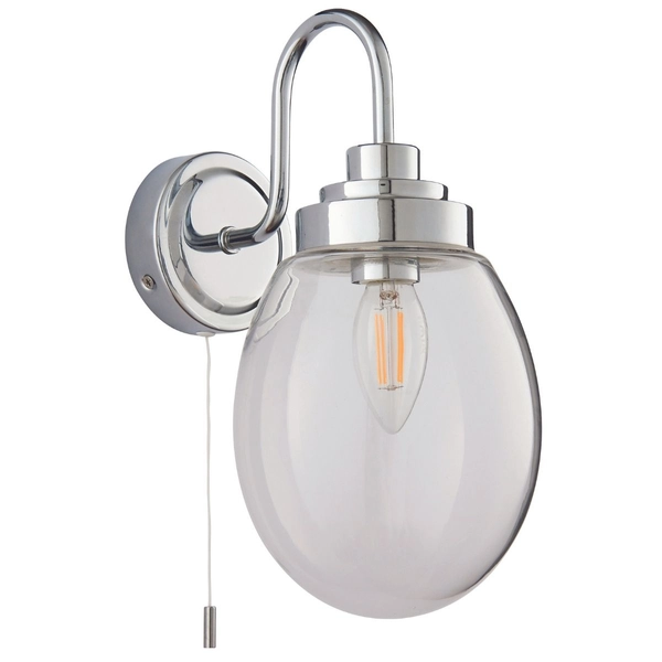 Kinkiet do łazienki Hampton 76304 Endon włącznik elipsa IP44 chrom