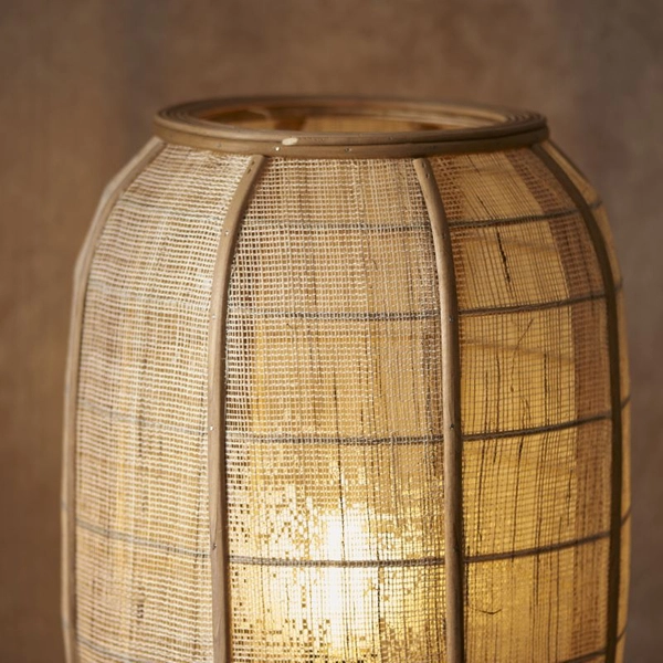 Lampa stojąca na trójnogu Tanah 93136/76 boho beż czarna