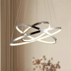 Pierścieniowa wisząca lampa LUNE chrom 33-64738 3xLED 60W 4000K ściemnialna ring
