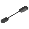 Podwójny łącznik szynowy magnetyczny Slim Magnetic ML2225 czarny