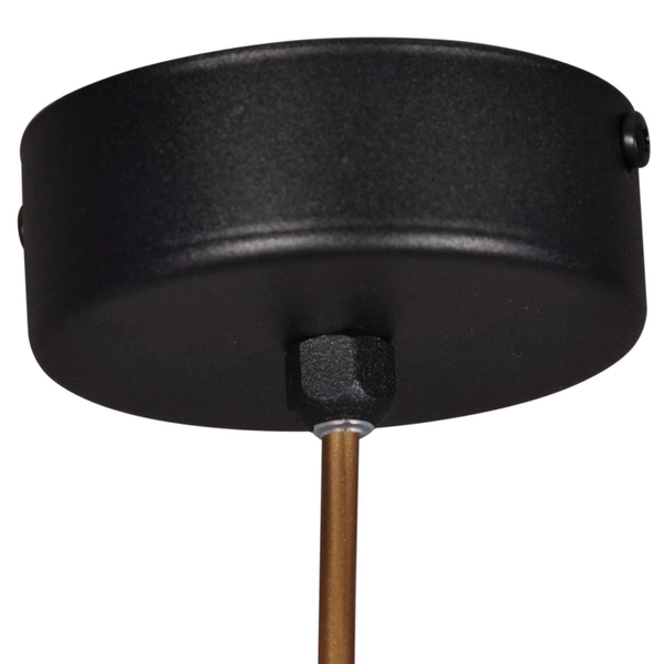 LAMPA wisząca Honey K-4720 Kaja geometryczna OPRAWA metalowy ZWIS modernistyczny czarny złoty