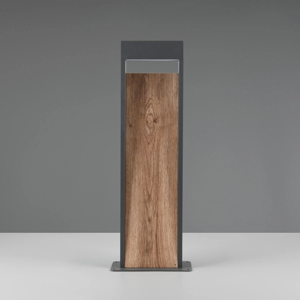 Słupek stojący Salmon 546960135 Trio LED 13W 3000K IP44 tarasowy drewniany