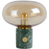Loftowa LAMPA stołowa CHARLIZE 03520/01/62 Lucide marmurowa LAMPKA stojąca zielona bursztynowa