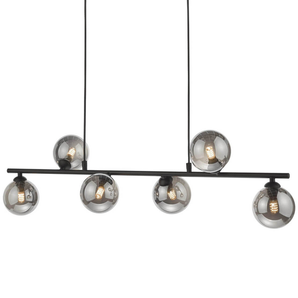 Molekułowa lampa wisząca Spiral SPI6422-01 kule balls przydymione czarne