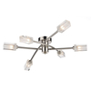 Sufitowa lampa szklana Morgan MOR6446 sticks metalowa chrom