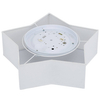 Natynkowa lampa Star 4514 gwiazdka do salonu metalowa biała