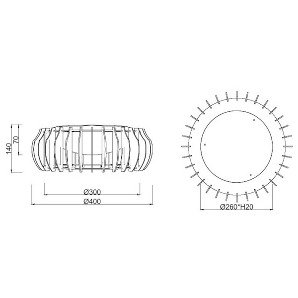 Sufitowa lampa Monte R62171130 RL Light LED 16W 3000K eko drewniana
