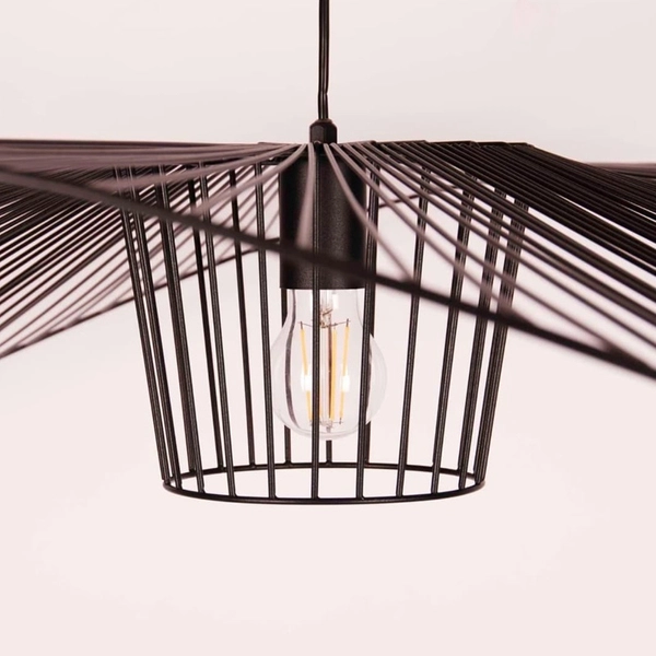 Druciana LAMPA wisząca KP-21 CZARNY Kaja industrialna OPRAWA metalowy zwis