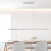Wisząca lampa liniowa Luzi do salonu LED 13W 3000K aluminium