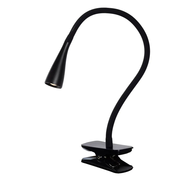 Lampa biurkowa z klipsem ZOZY 18256/03/30 Lucide LED 4W 3000K czarna