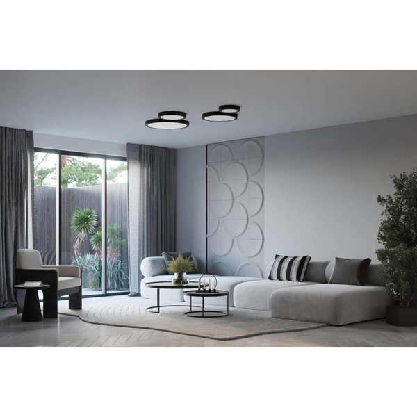 Okrągła sufitowa lampa Onyx SL.1243 LED 23W 3000K do jadalni koło biały