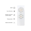 Wentylator sufitowy z lampą LED 25329 1x20W 3000-6000K do salonu