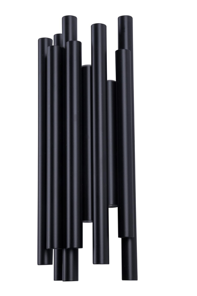 Kinkiet ścienny ORGANIC W0286 metalowa sople LED 8W 3000K tuby czarne