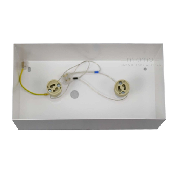 Spot LAMPA sufitowa YATOMI 7134 Shilo regulowana OPRAWA prostokątna biała