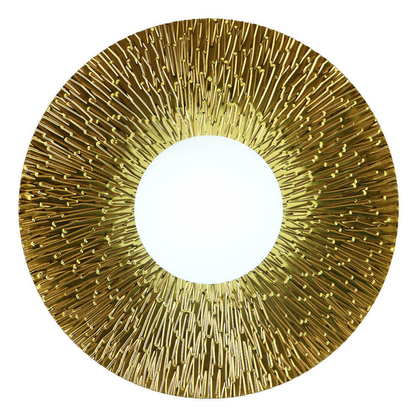 Naścienna lampa do sypialni SUN ST-FB230946-D35 metalowa złota biała
