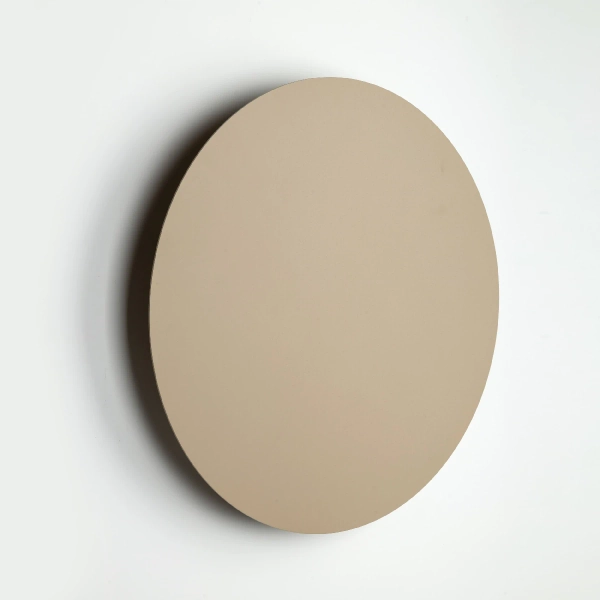 Dekoracyjna lampa ścienna Luna Sabia 10625 okrągłą koło beżowy