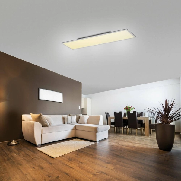 Ledowy plafon salonowy Flat LED 35W minimalistyczny biały