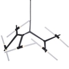 Designerska lampa wisząca Sticks ST-1001-10 BLACK Step salonowa czarna
