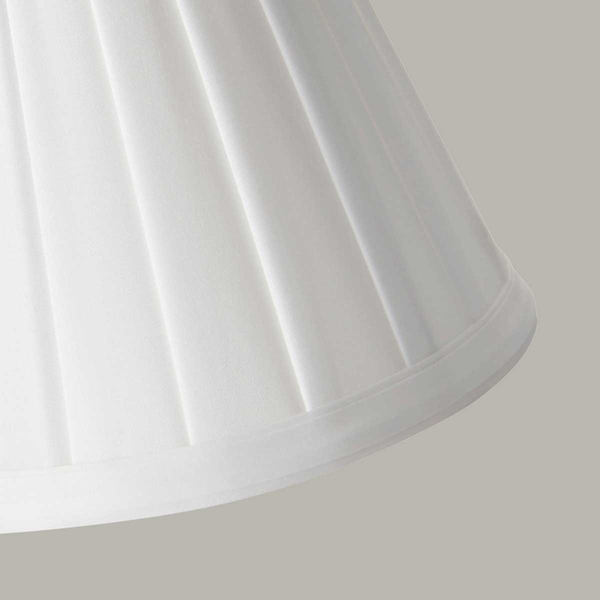 Abażurowy klosz do lampy Clip Shades LS162-WHT Elstead len klips biały