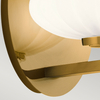 Szklana lampa ścienna Pim QN-PIM1-FXG do sypialni IP44 biała złota