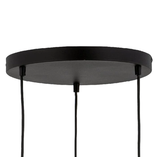 Lampa wisząca do salonu Delta 4840 TK Lighting owalna przydymiona