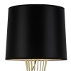 Lampa stołowa hampton Filo MT1235 Step druciana złota czarna