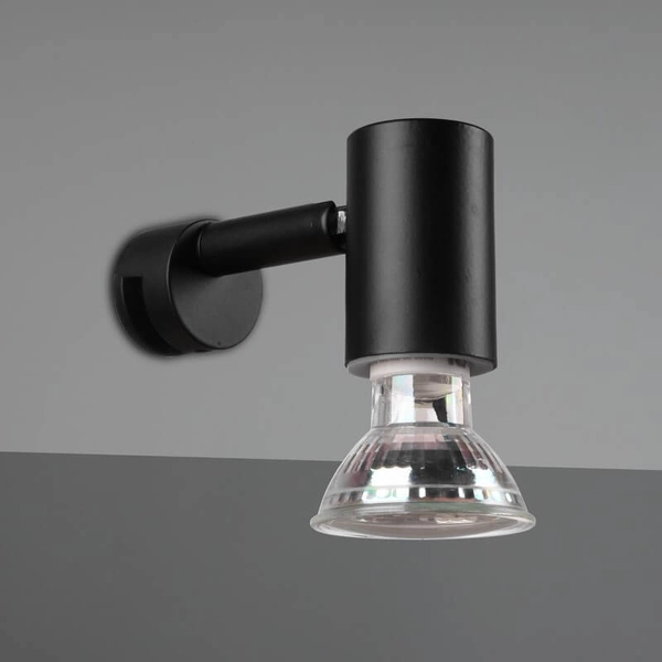 Metalowy kinkiet regulowany LORENZO 283500132 IP44 czarny
