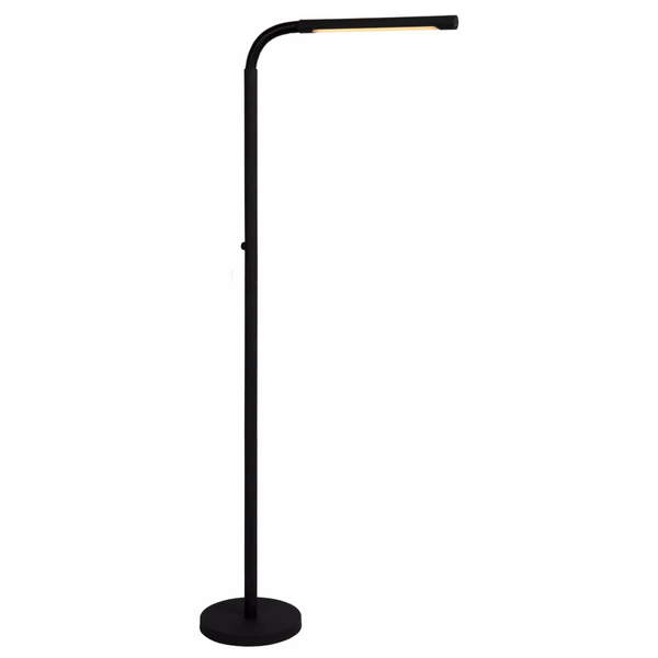 Podłogowa lampa stojąca Gilly LED 3W 2700K do salonu czarna