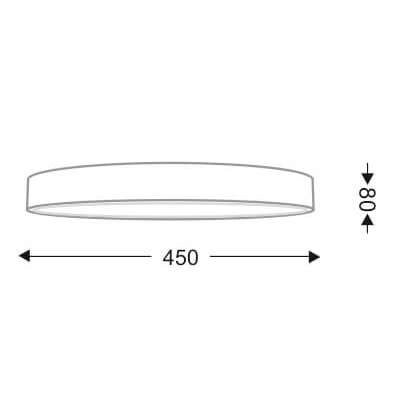 LAMPA sufitowa NUNGO 6000 Shilo metalowa OPRAWA plafon LED 11W 3000K okrągły czarny