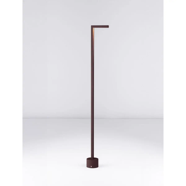 Stojąca lampa na taras BERENDA LE75142 LED 5W 3000K IP65 rdzawy