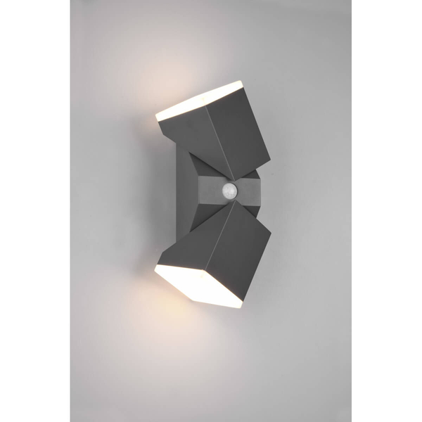 Regulowana lampa ścienna HADOR DL242270669 LED 7W 3000K IP54 antracyt