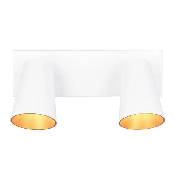 Sufitowa lampa Sharp 817100231 reflektorki tuby do kuchni metalowa biała