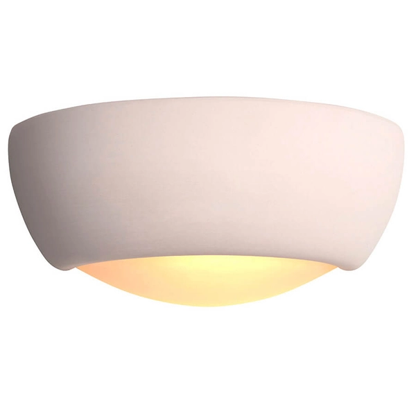 Kinkiet ścienny na przedpokój Eton UG-WB-X biały przezroczysty