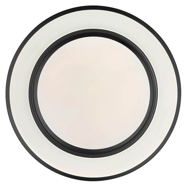 Okrągła LAMPA sufitowa SULLY 41368-24 Globo metalowy plafon LED RGB 24W 3000K - 6500K czarny