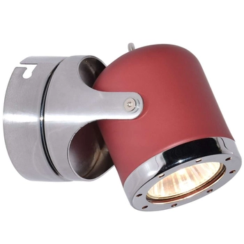Ścienna LAMPA kinkiet APRIL 5037 Rabalux regulowana OPRAWA metalowy reflektorek czerwony