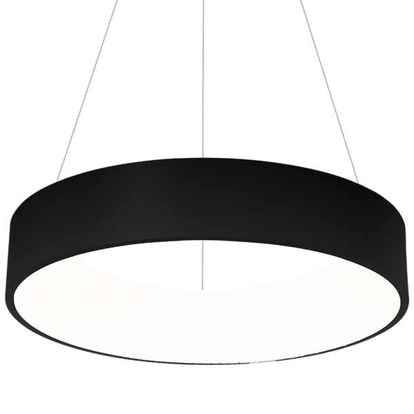 LAMPA wisząca OHIO ML6358 Milagro metalowa OPRAWA okrągła LED 24W 4000K zwis czarny