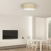 Ekologiczna lampa sufitowa MARSHALL MLP7488 do salonu beżowy biały